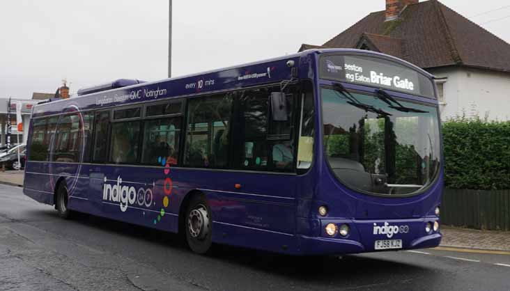 Trent Barton Volvo B7RLE Wright 708 indigo